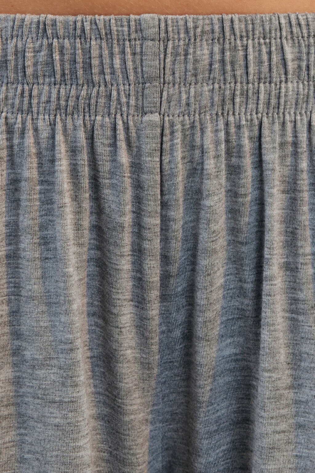 Шорты домашние свободные из вискозы - цвет серый - 4