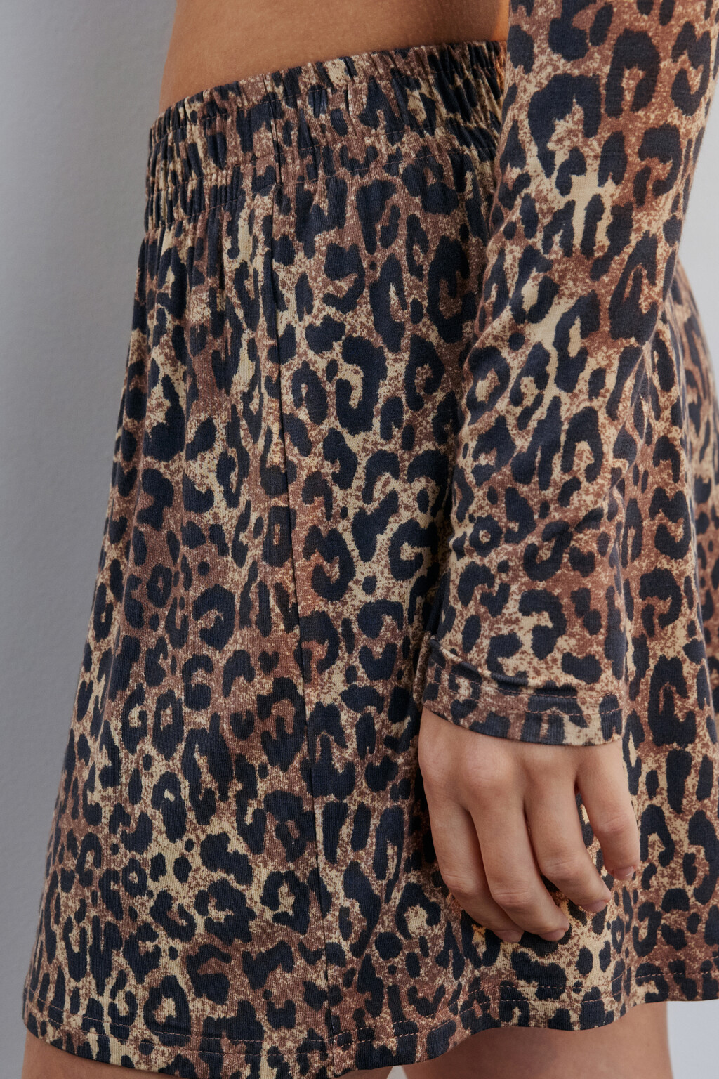 Шорты домашние свободные из вискозы - цвет мультиколор - 6