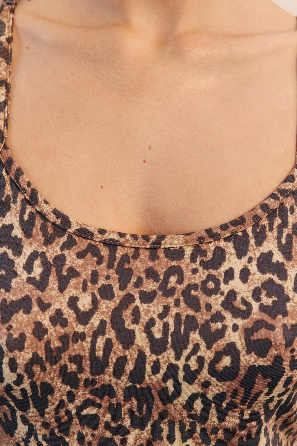 Платье-майка домашнее из вискозы - цвет мультиколор - 5