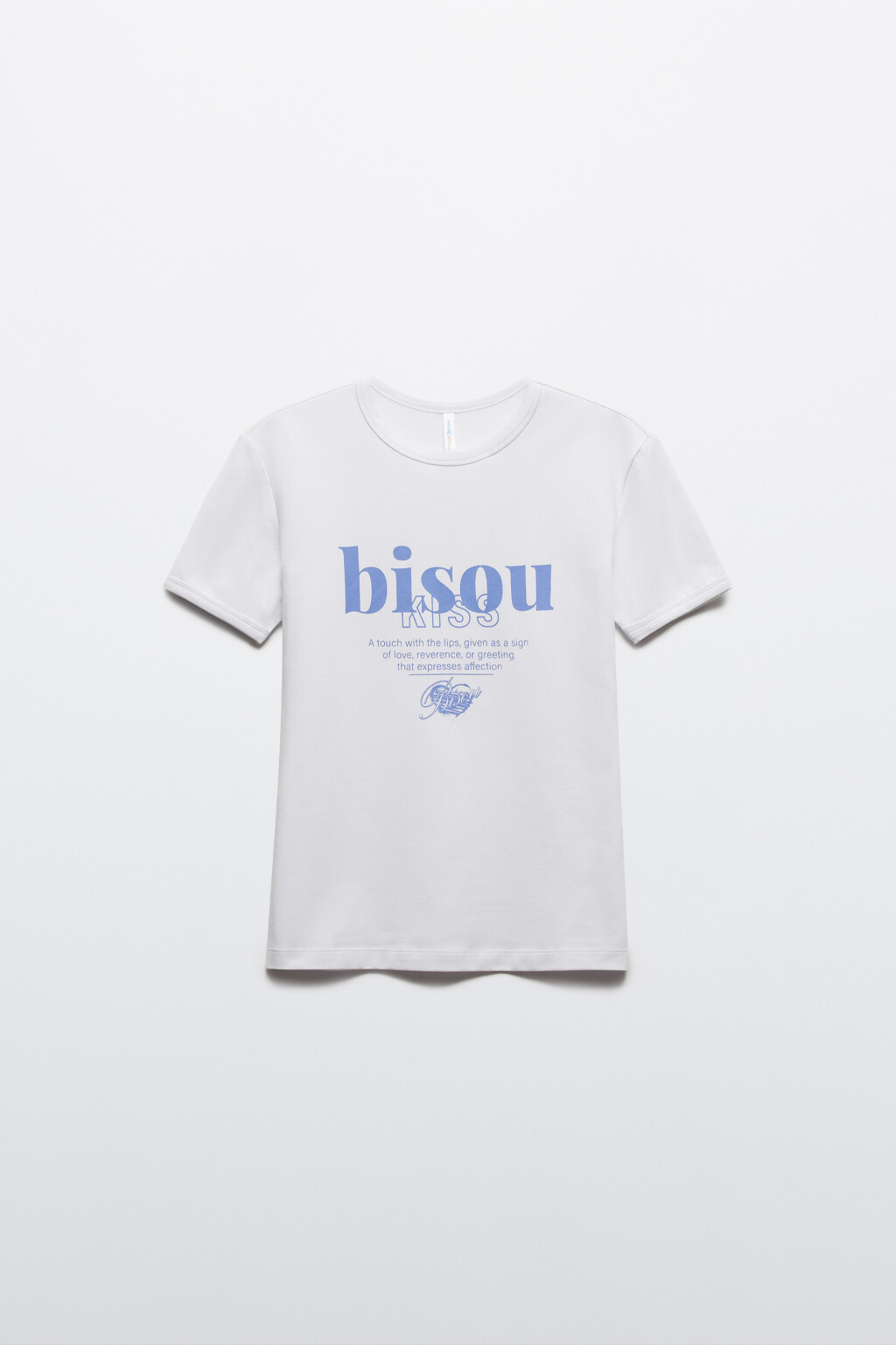 Футболка-топ домашняя с принтом - цвет синий - 7