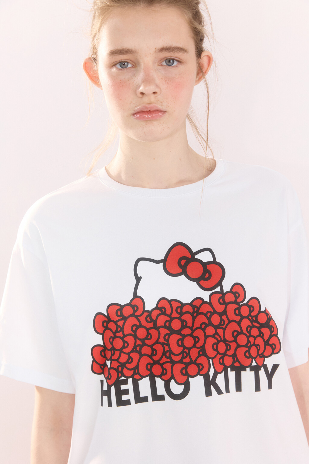 Футболка домашняя хлопковая с принтом - цвет белый - 7