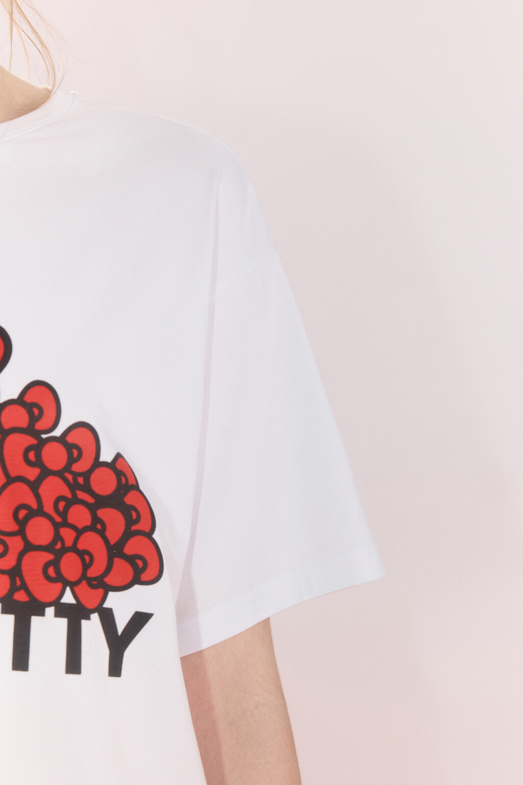 Футболка домашняя хлопковая с принтом - цвет белый - 8