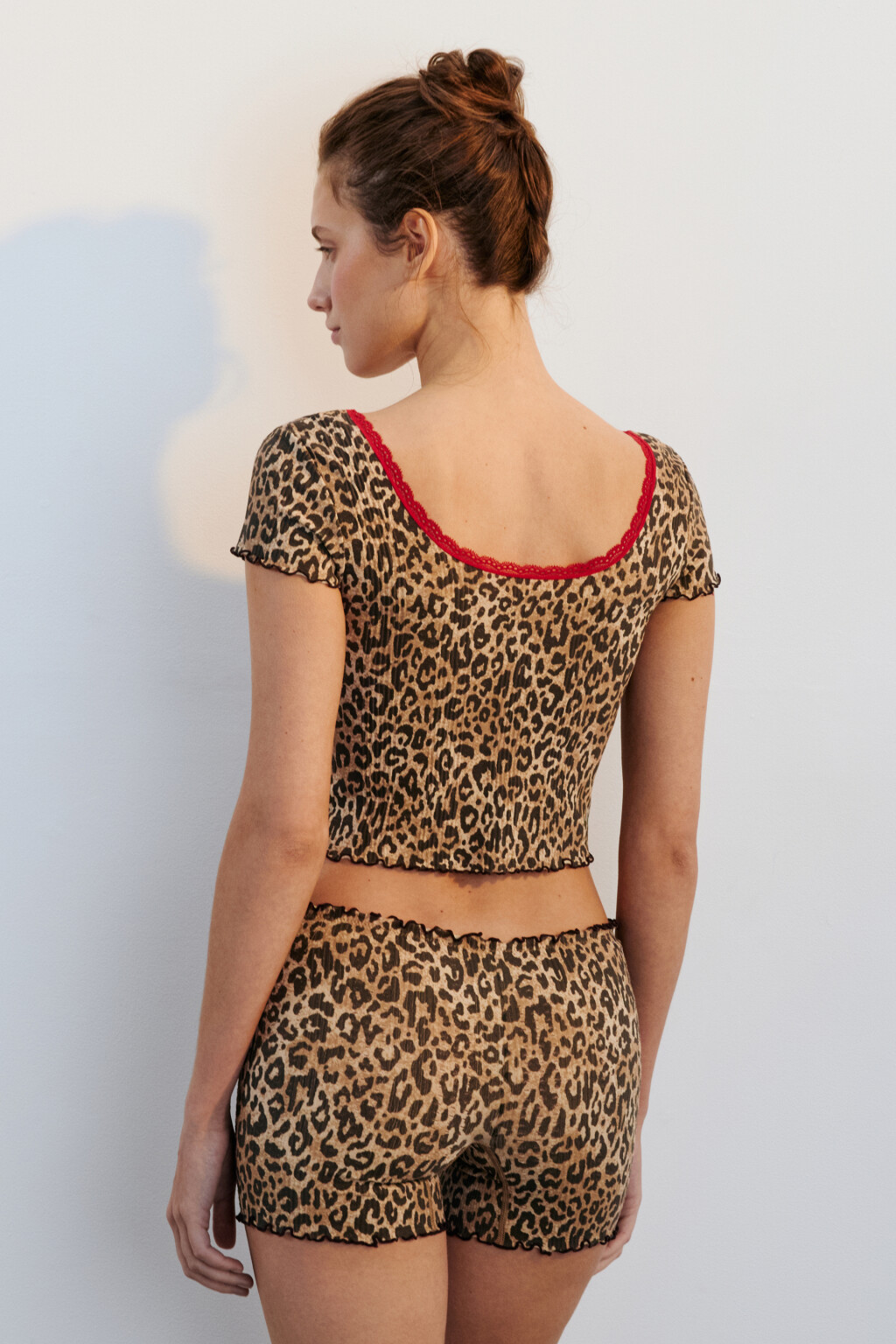 Футболка домашняя бесшовная с принтом - цвет мультиколор - 3