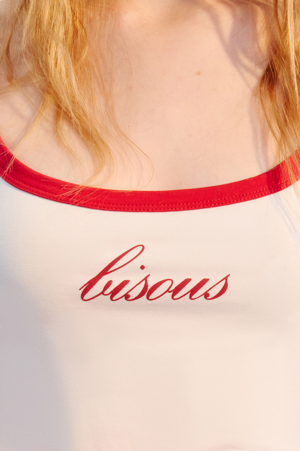 Майка домашняя хлопковая с принтом - цвет белый - 2