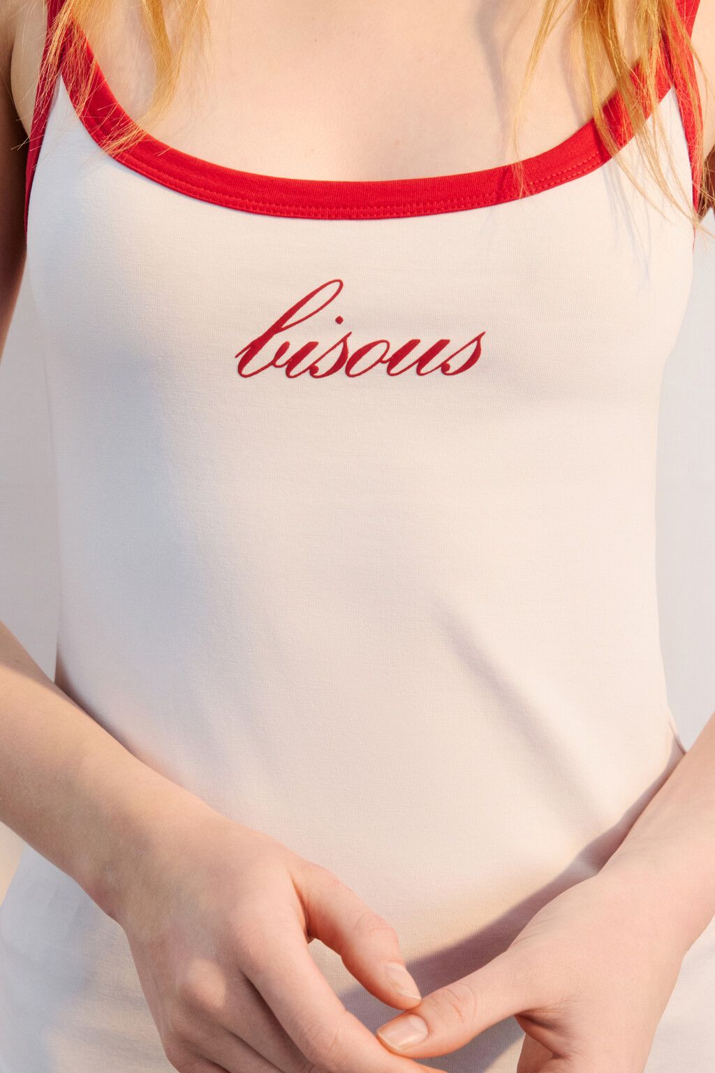 Майка домашняя хлопковая с принтом - цвет белый - 5