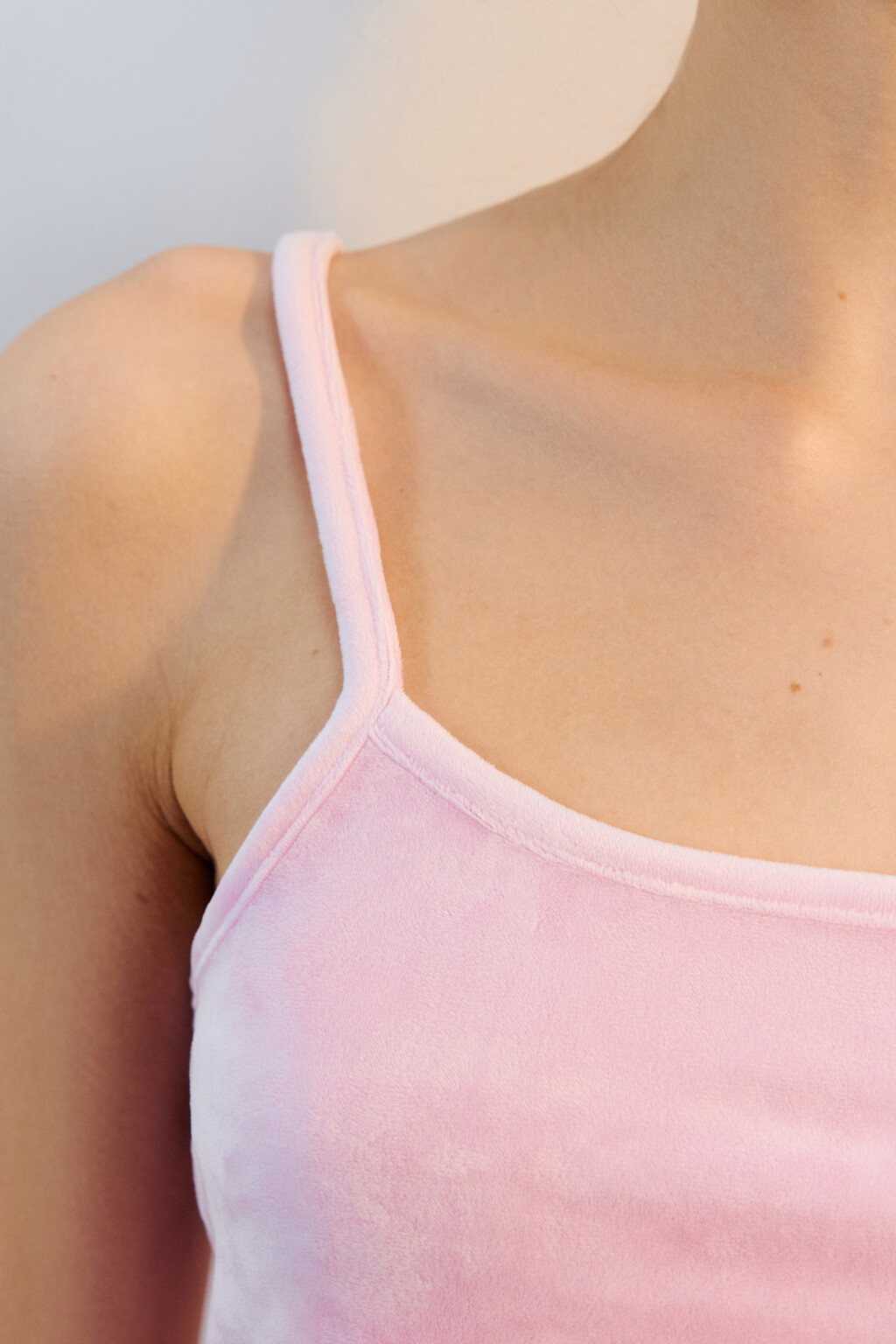 Майка домашняя из велюра - цвет розовый - 5