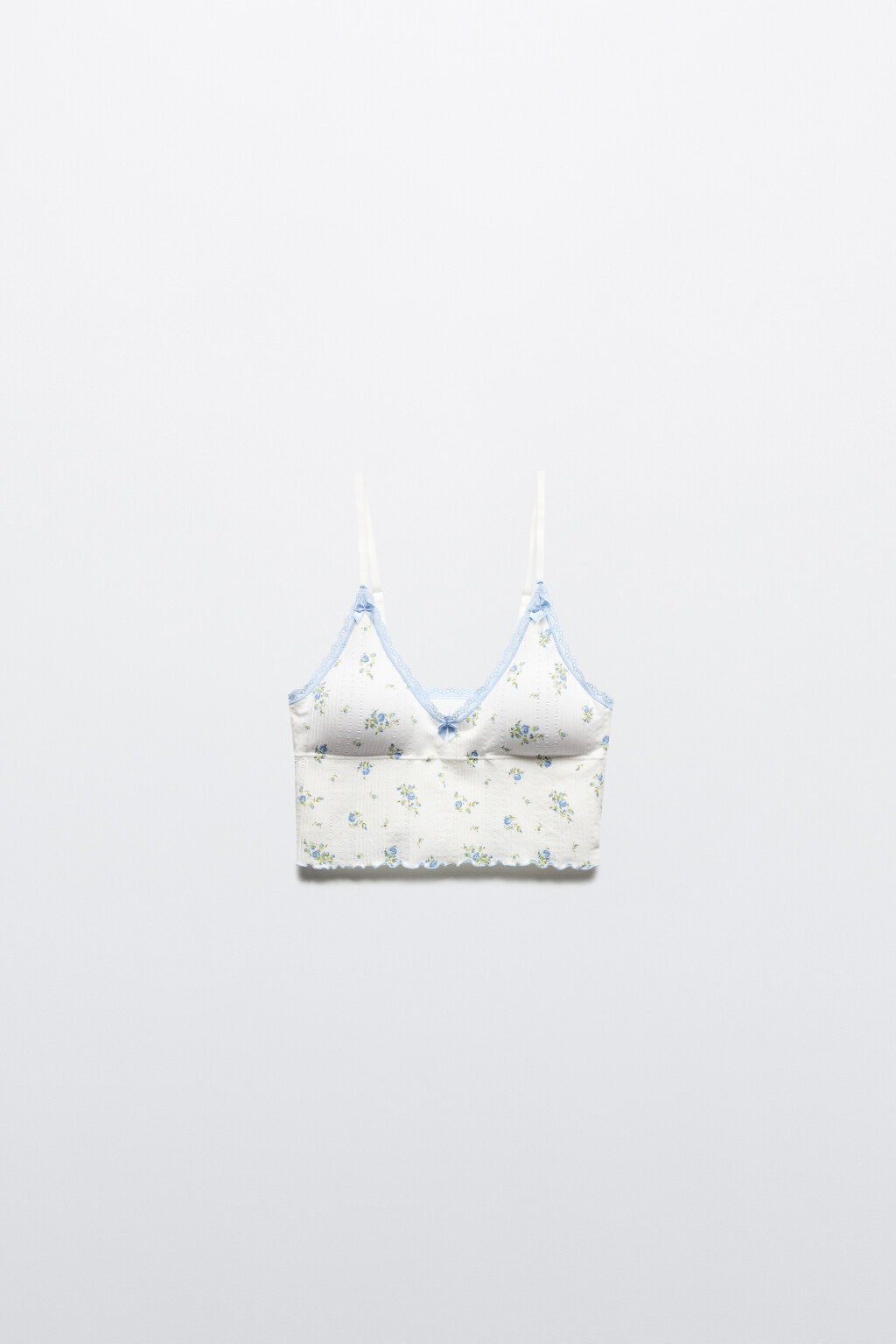 Майка домашняя бесшовная с принтом - цвет голубой - 7