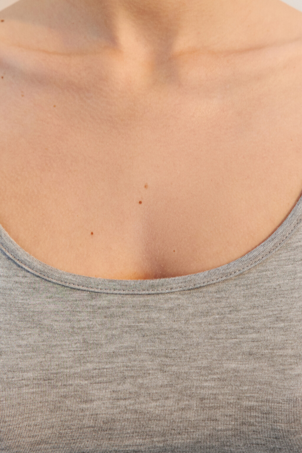 Топ-майка домашний из вискозы - цвет серый - 4