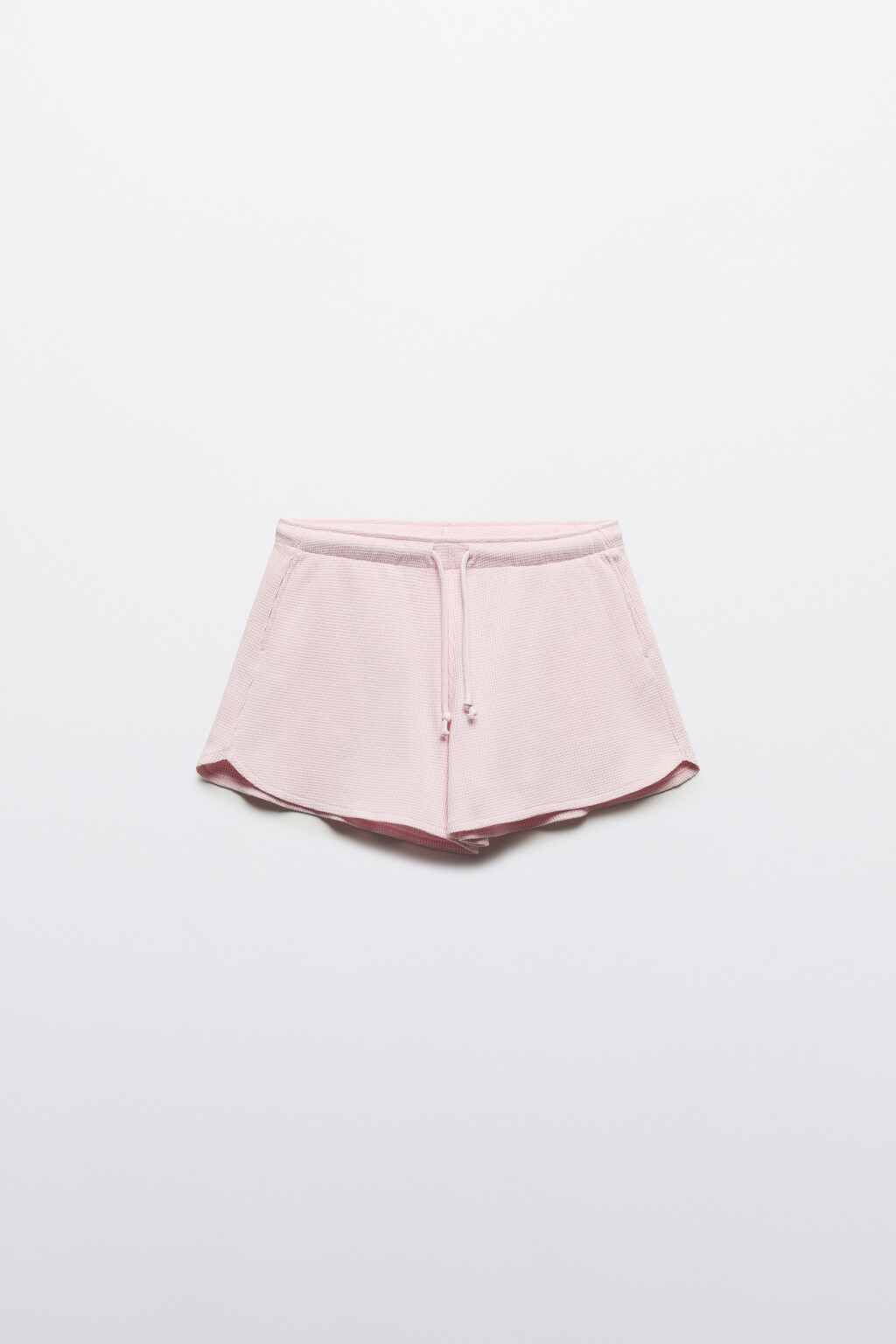 Шорты трикотажные на завязках - цвет розовый - 8