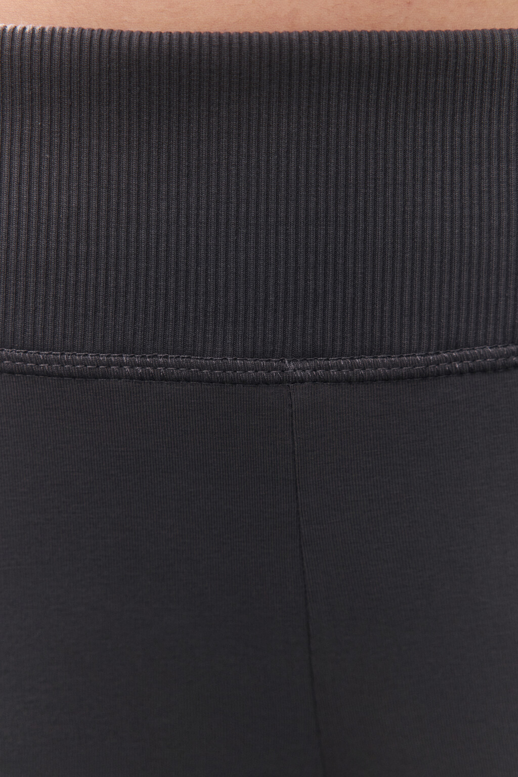 Шорты-велосипедки с широким поясом - цвет серый - 5