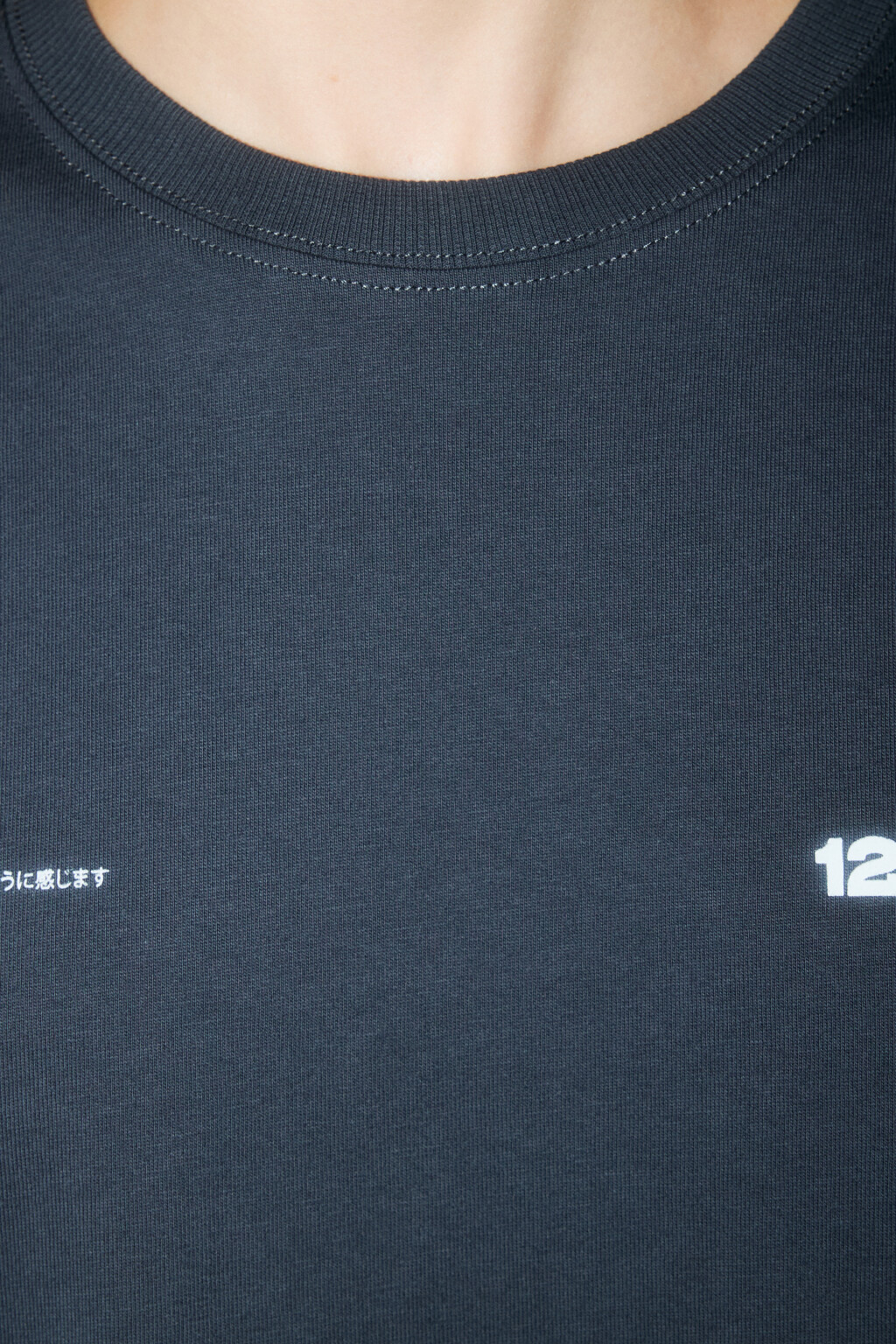 Футболка oversize хлопковая с принтом - цвет серый - 6