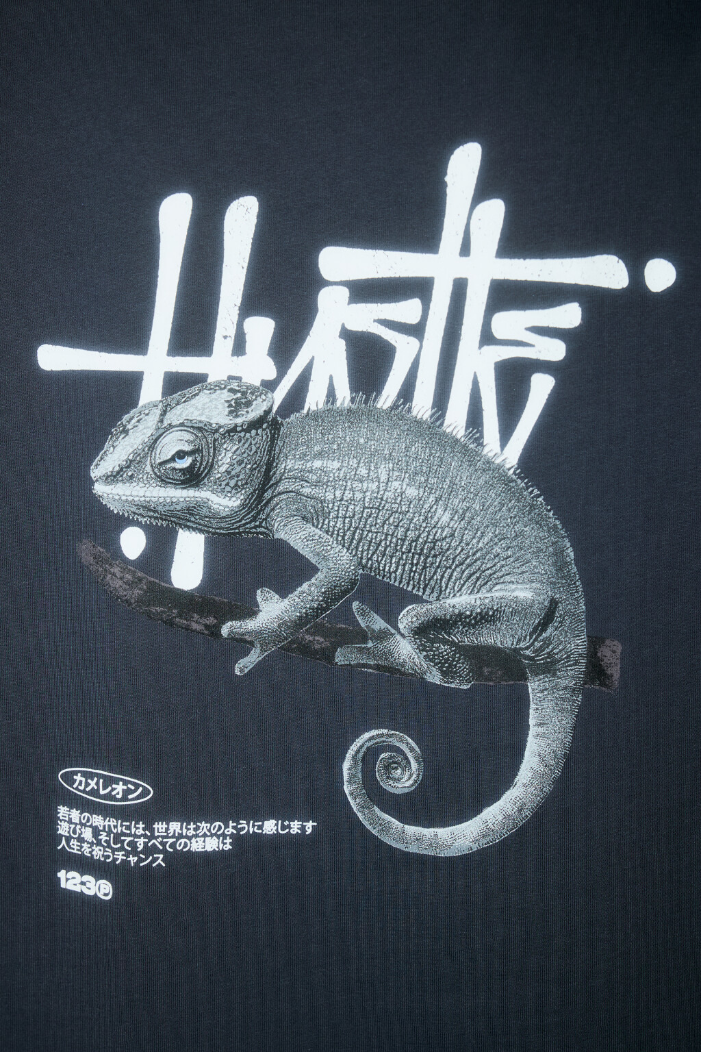 Футболка oversize хлопковая с принтом - цвет серый - 7