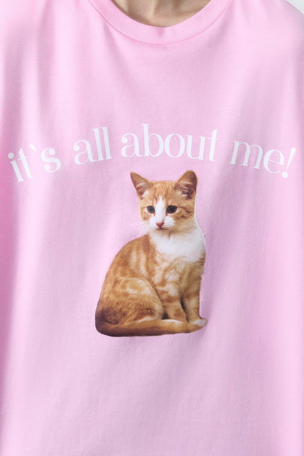 Футболка oversize хлопковая с принтом y2k - цвет розовый - 6