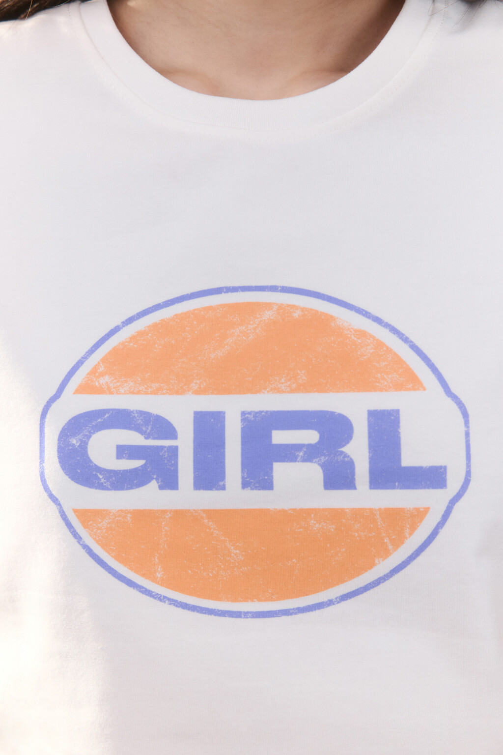 Футболка с принтом и рукавами-крылышками - цвет белый - 5