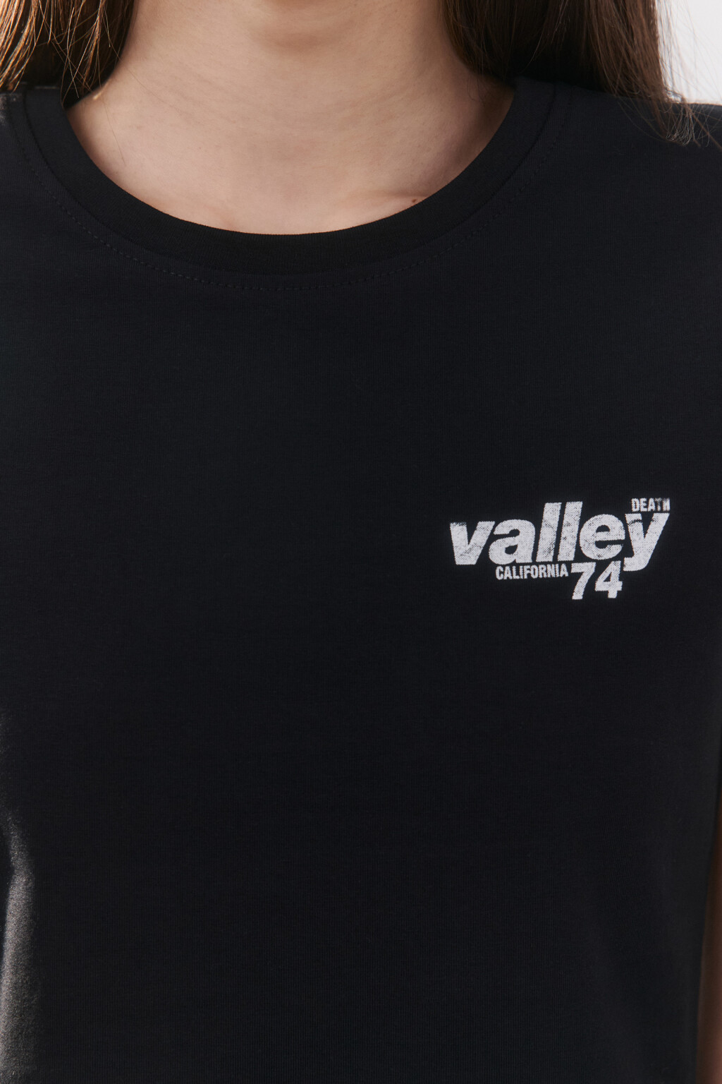 Футболка с принтом и рукавами-крылышками - цвет черный - 5