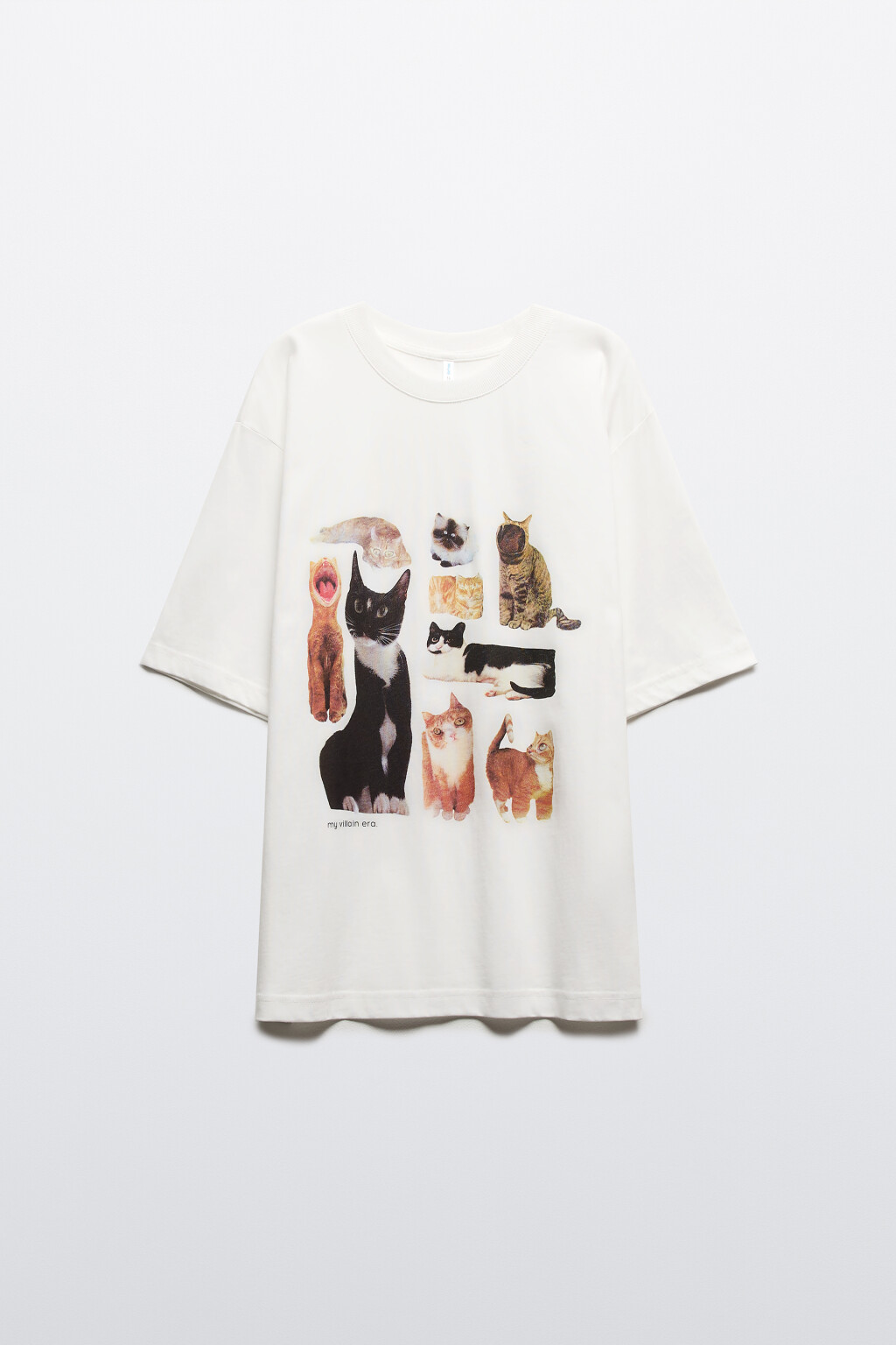 Футболка хлопковая с принтом - цвет белый - 7