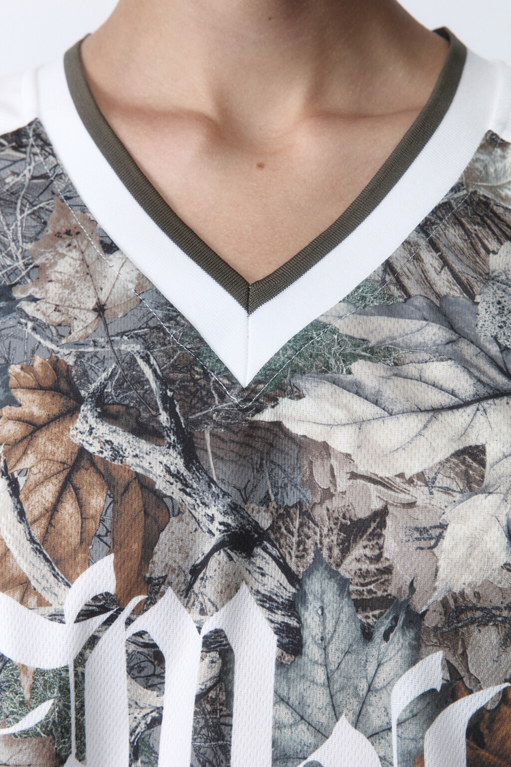 Лонгслив-джерси oversize с принтом - цвет зеленый - 5