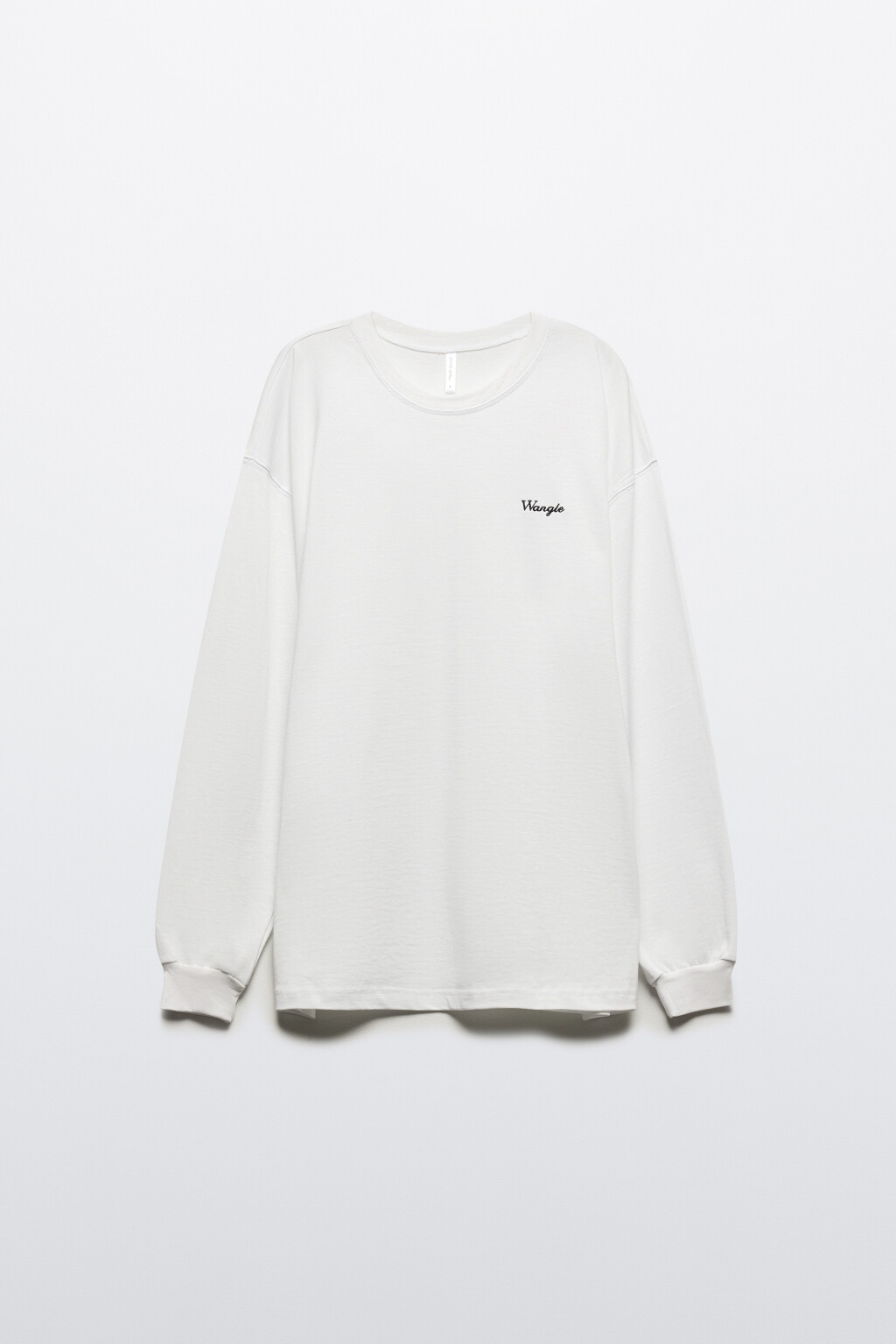 Лонгслив хлопковый с вышивкой - цвет белый - 7
