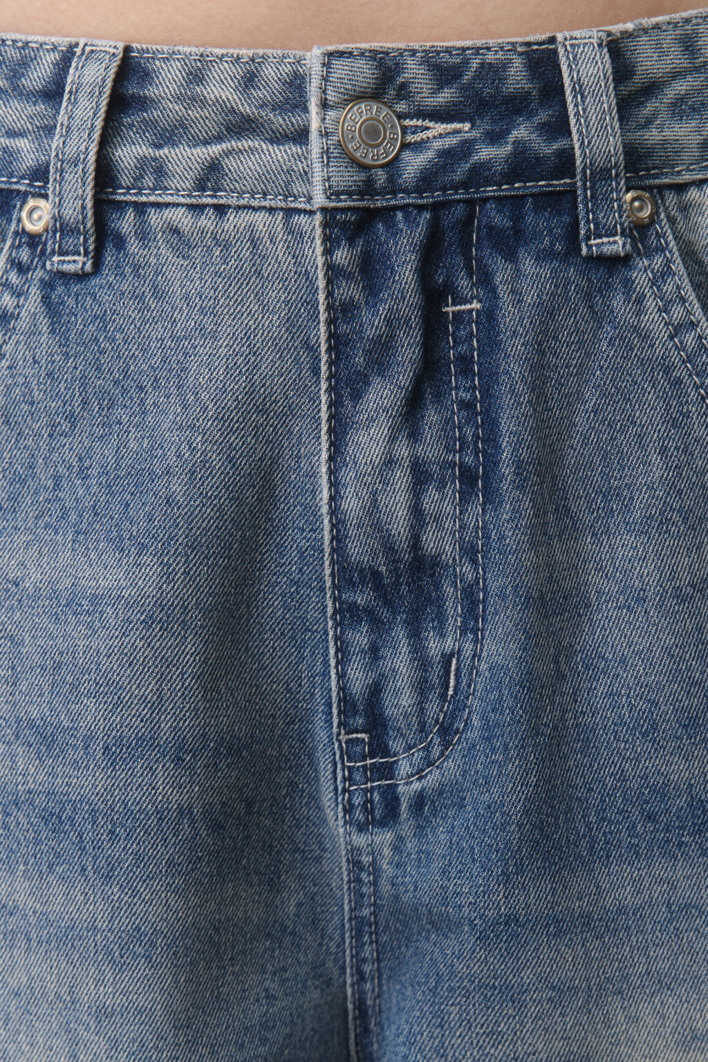 Джинсы baggy fit с низкой посадкой - цвет синий - 5