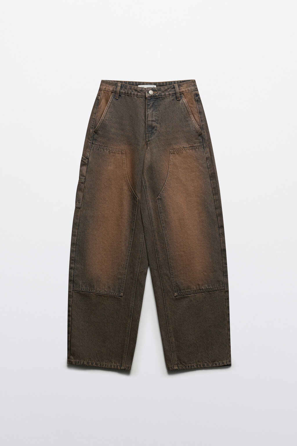 Джинсы cargo fit с накладными карманами - цвет голубой - 7