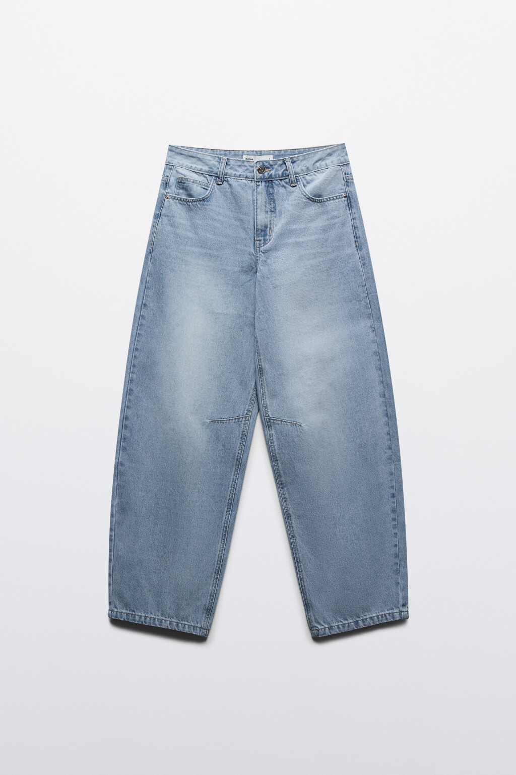 Джинсы baggy fit с низкой посадкой - цвет голубой - 7