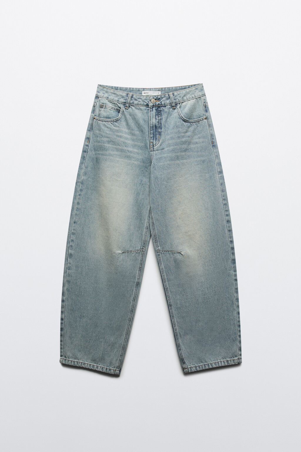 Джинсы baggy fit с низкой посадкой - цвет синий - 7