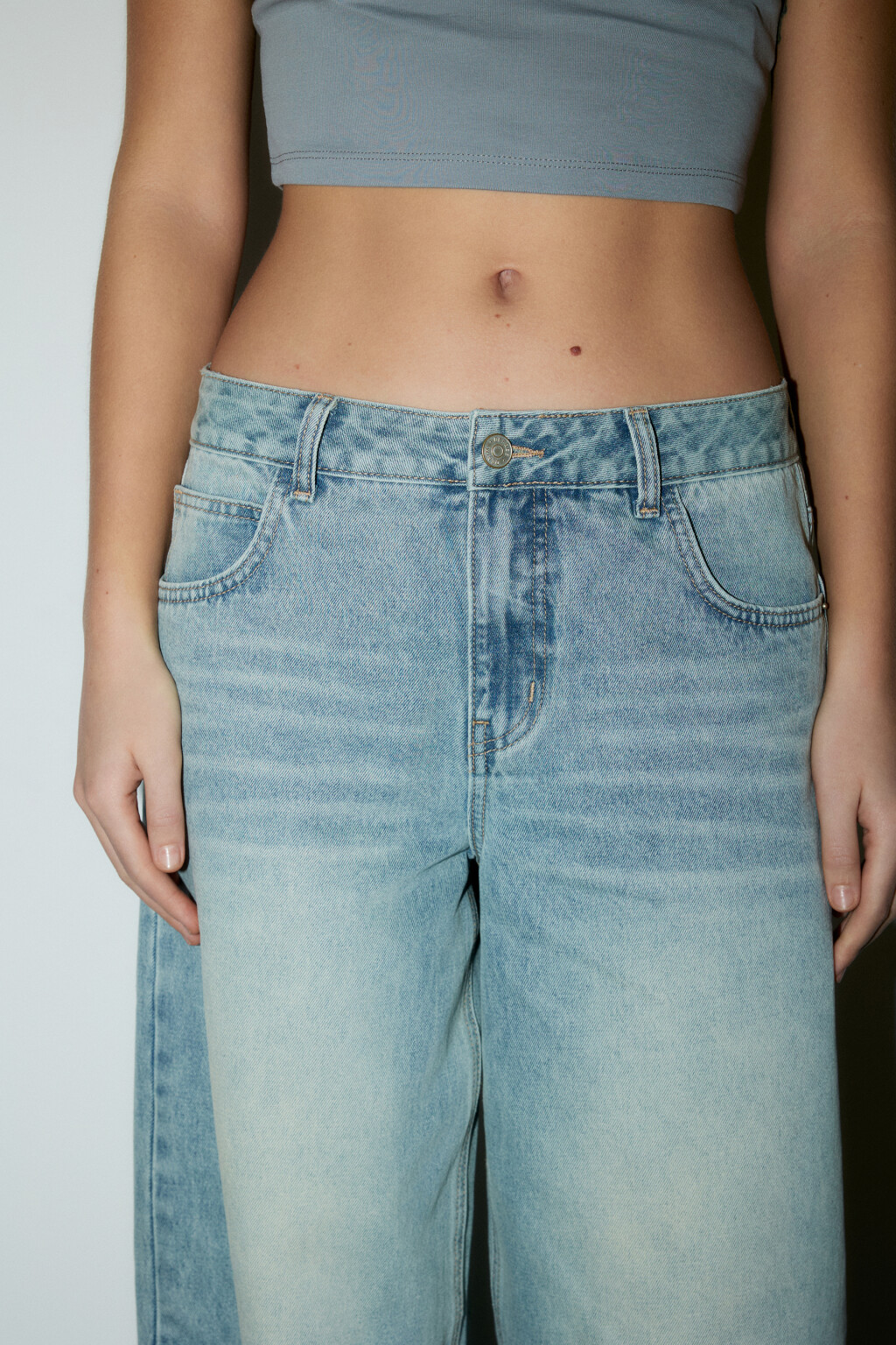 Джинсы baggy fit с низкой посадкой - цвет синий - 6