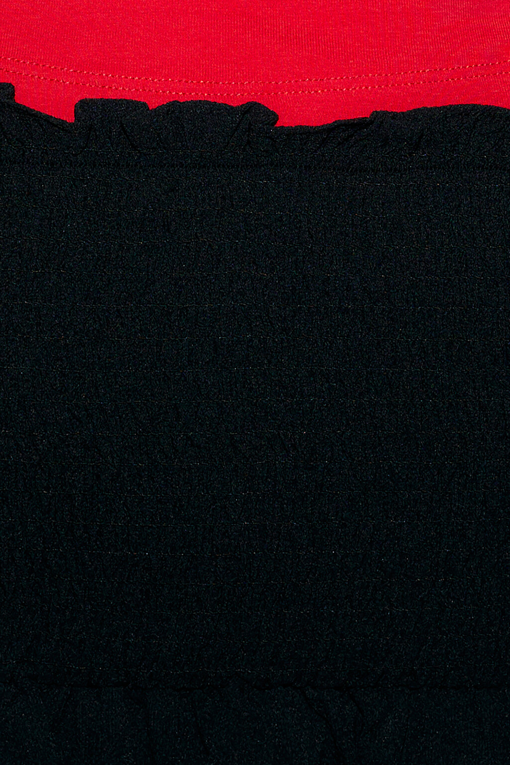 Юбка мини пышная с широкой резинкой - цвет черный - 6