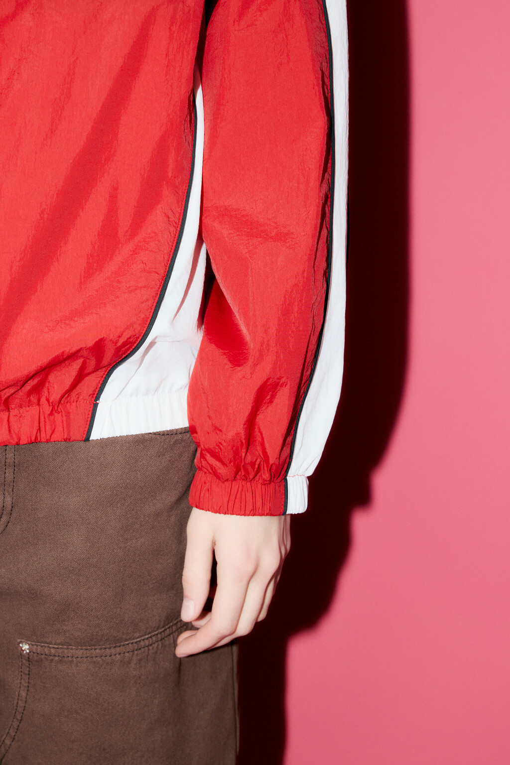 Куртка-олимпийка с вышивкой и надписью - цвет мультиколор - 6