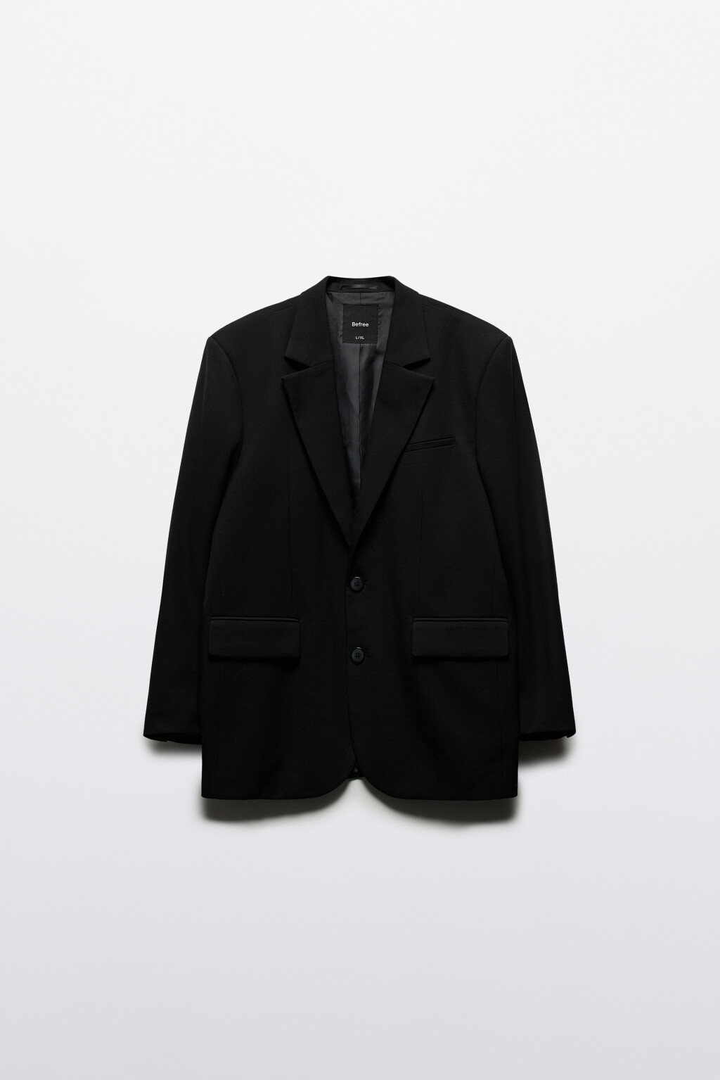 Пиджак oversize однобортный - цвет черный - 8