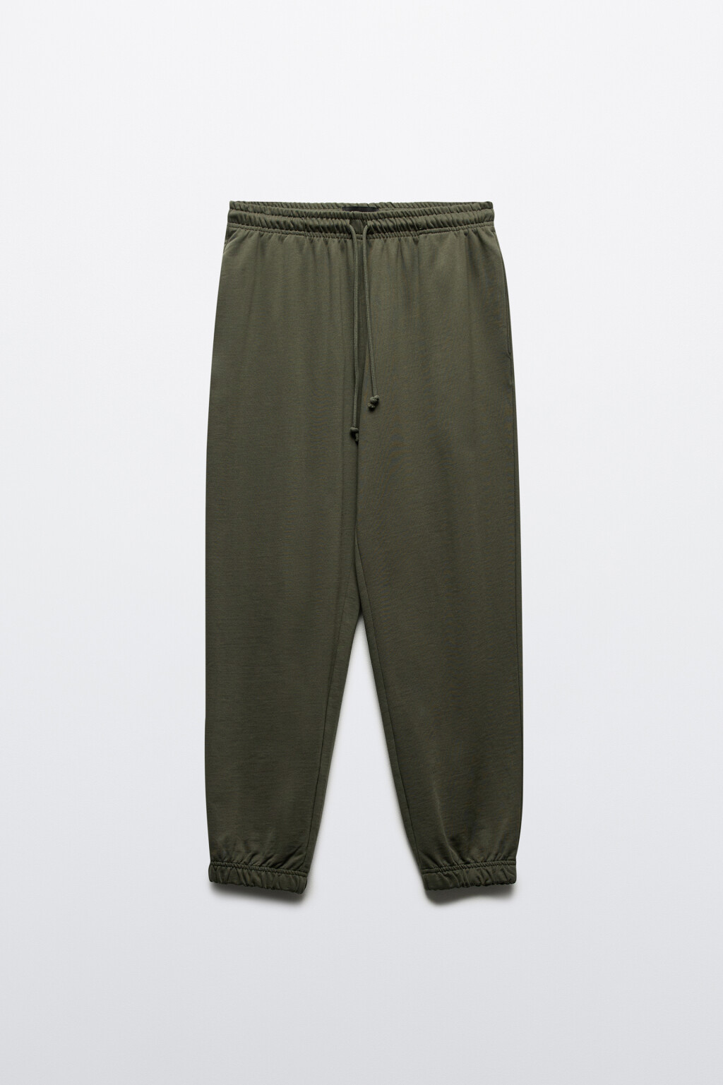 Брюки-джоггеры из хлопкового текстиля - цвет зеленый - 7
