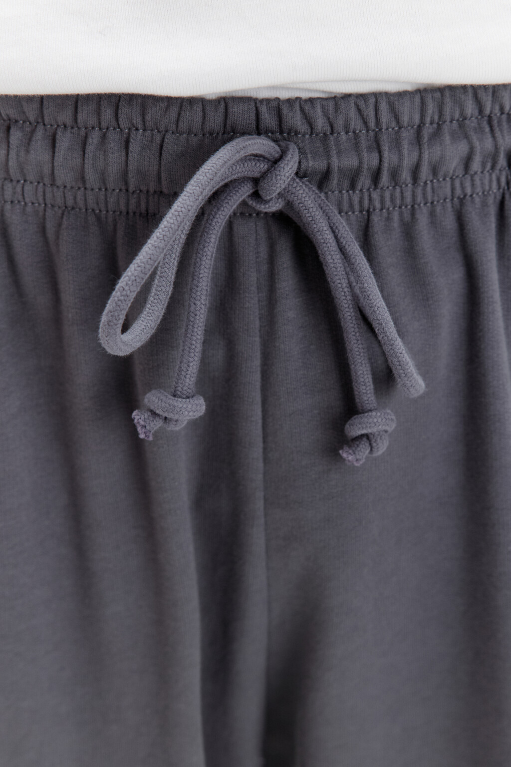 Брюки-джоггеры из хлопкового текстиля - цвет серый - 5