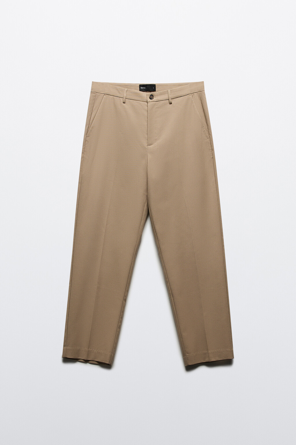 Брюки костюмные зауженные - цвет бежевый - 7