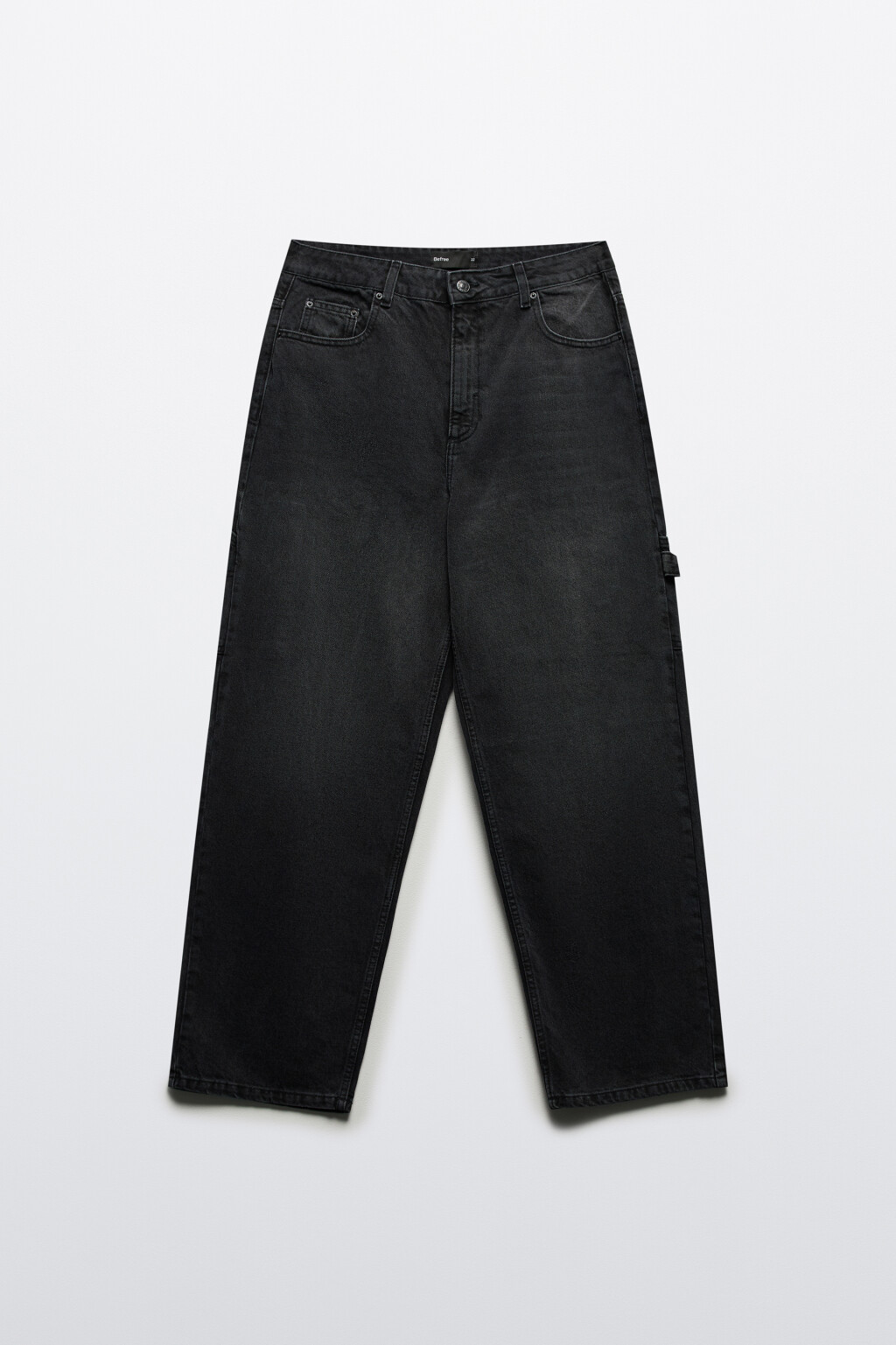 Джинсы carpenter fit с накладными карманами - цвет серый - 7