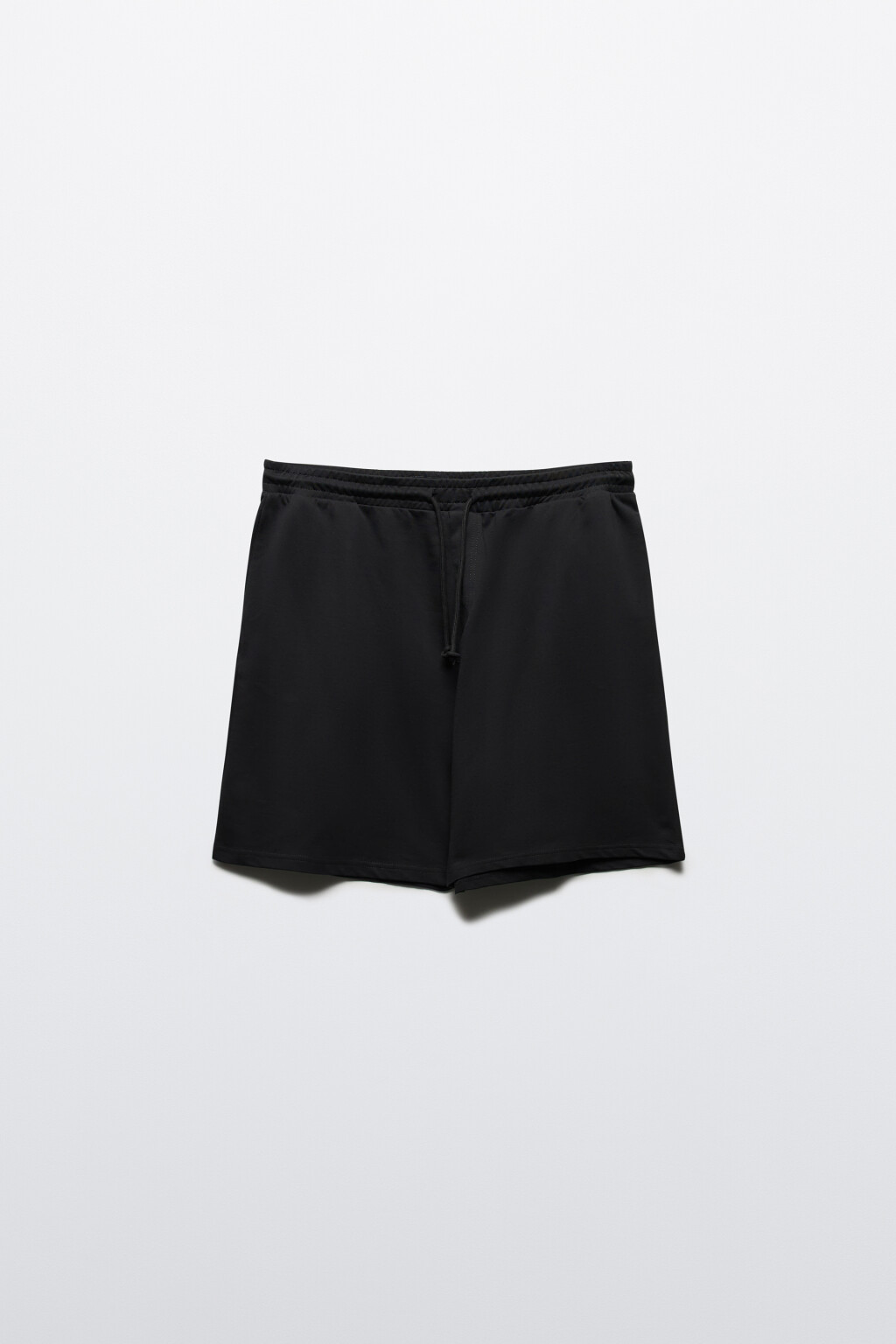 Шорты хлопковые с поясом на завязках - цвет черный - 7