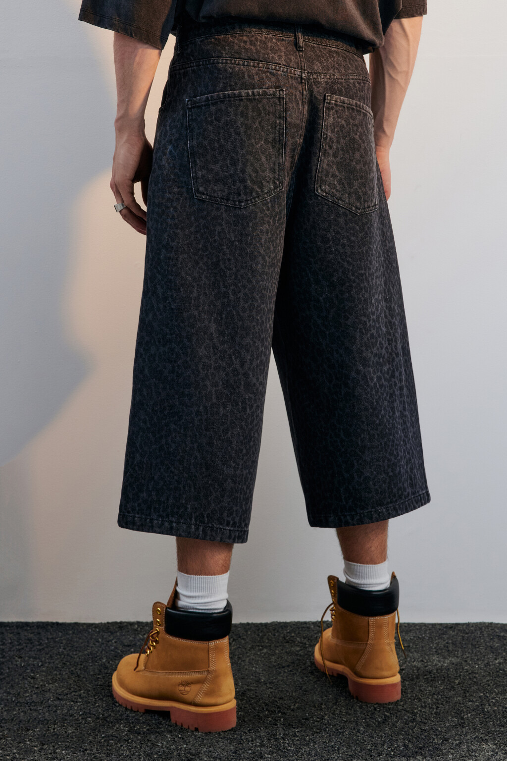 Джортсы с леопардовым принтом - цвет мультиколор - 4