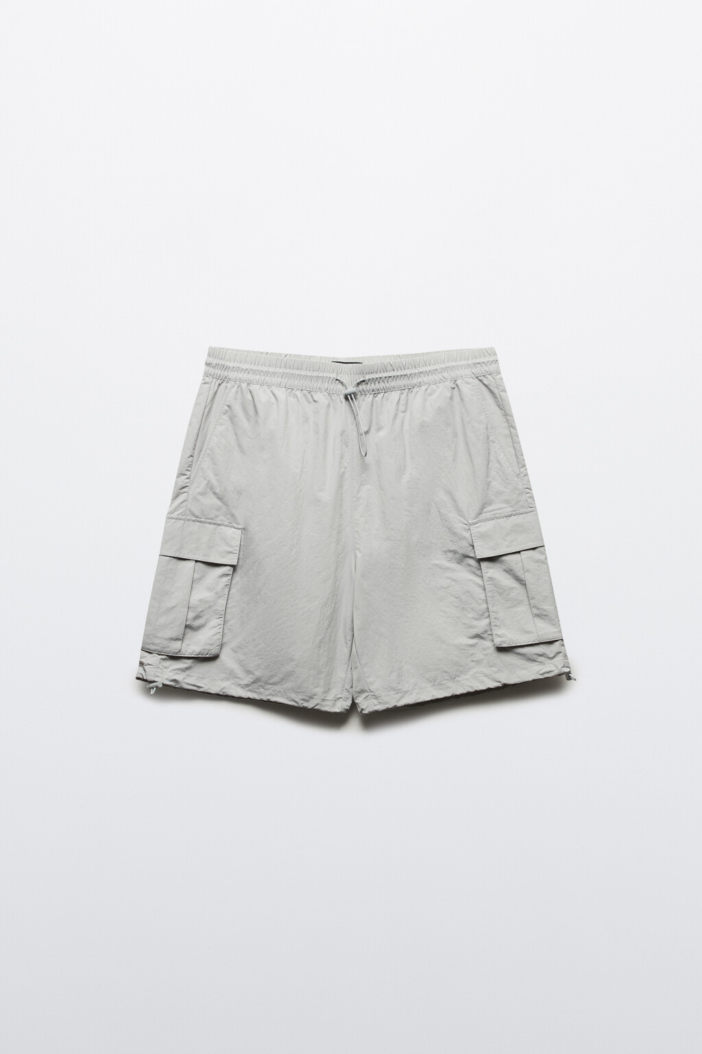 Шорты с накладными карманами - цвет серый - 8