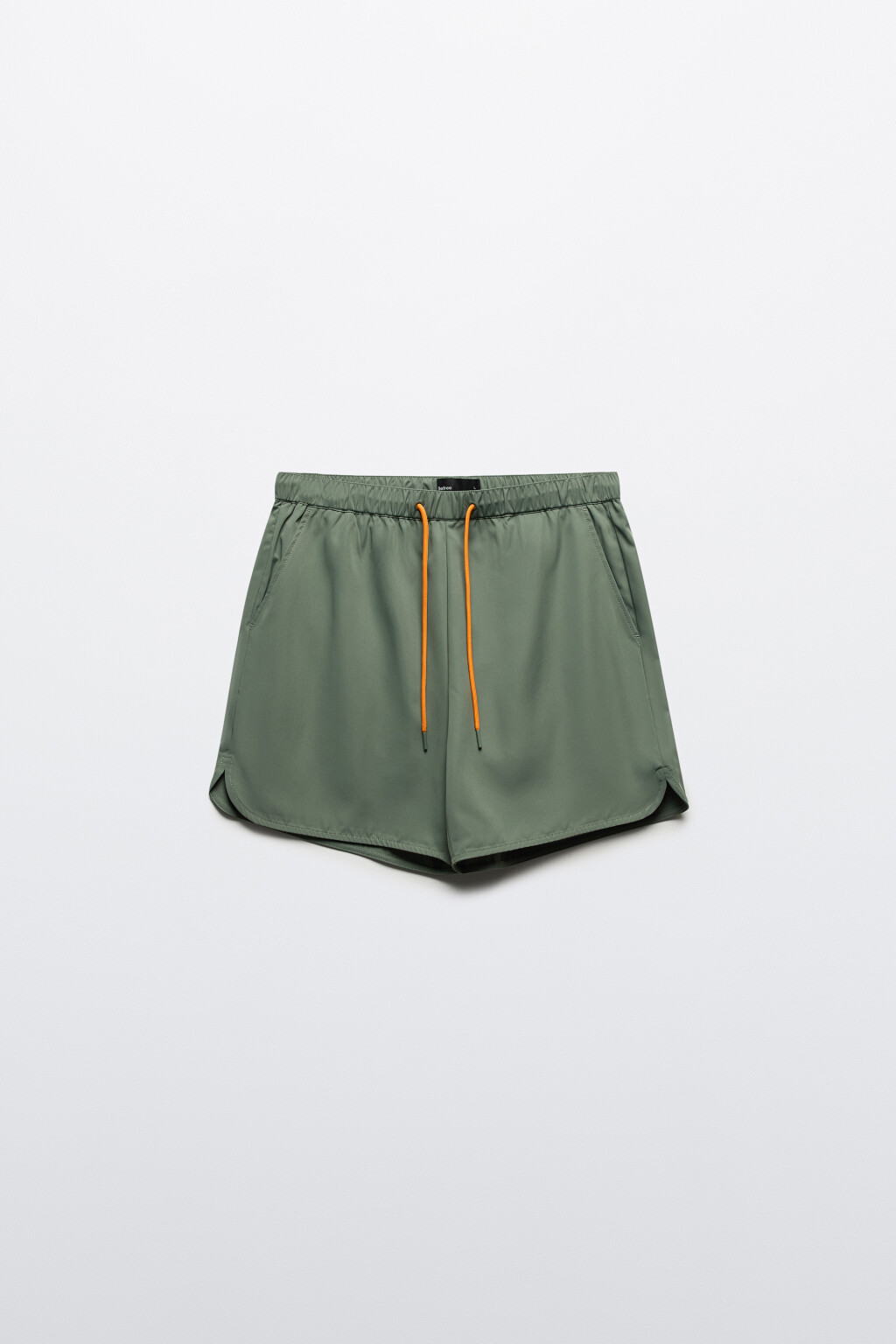 Шорты купальные на завязках - цвет зеленый - 6