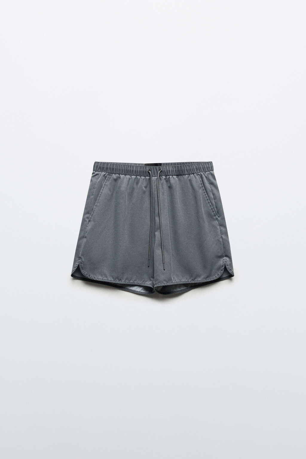 Шорты купальные на завязках - цвет серый - 6