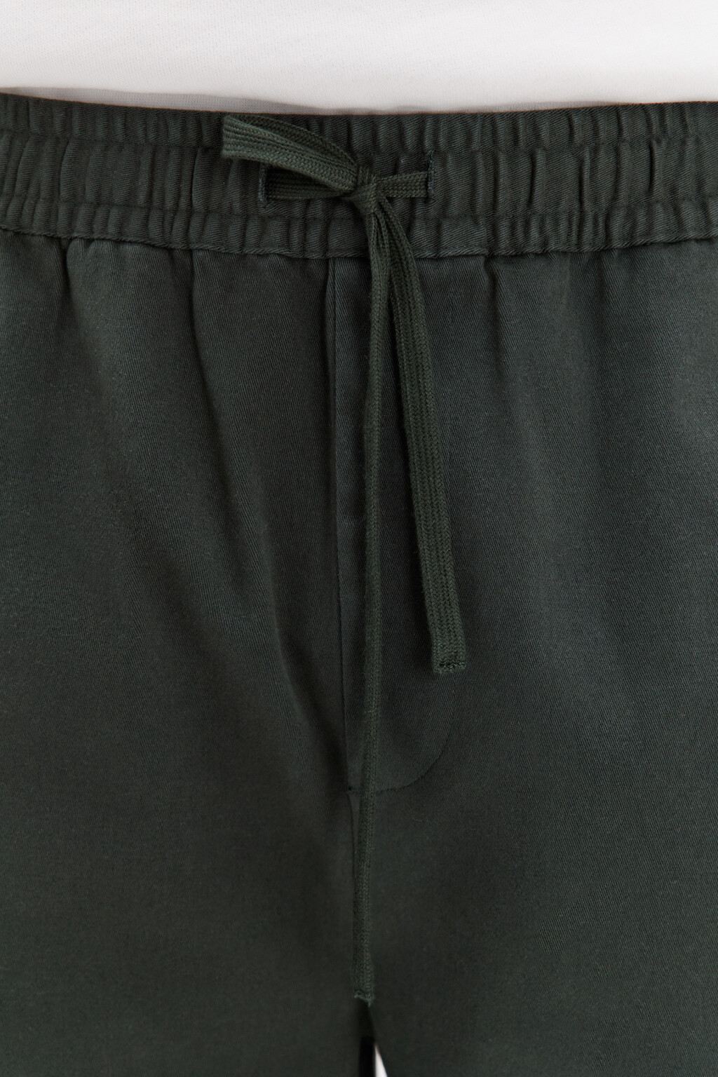 Шорты трикотажные из хлопкового футера - цвет зеленый - 5