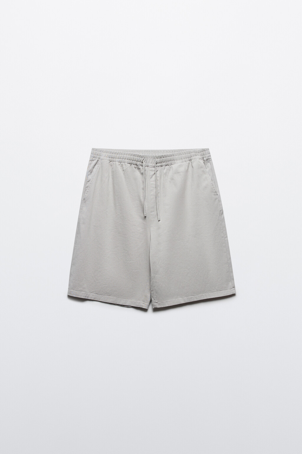 Шорты трикотажные из хлопкового футера - цвет серый - 8