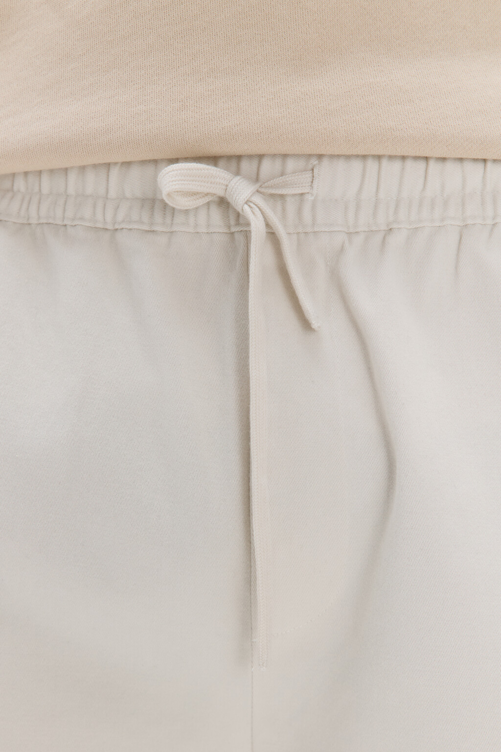 Шорты трикотажные из хлопкового футера - цвет бежевый - 6