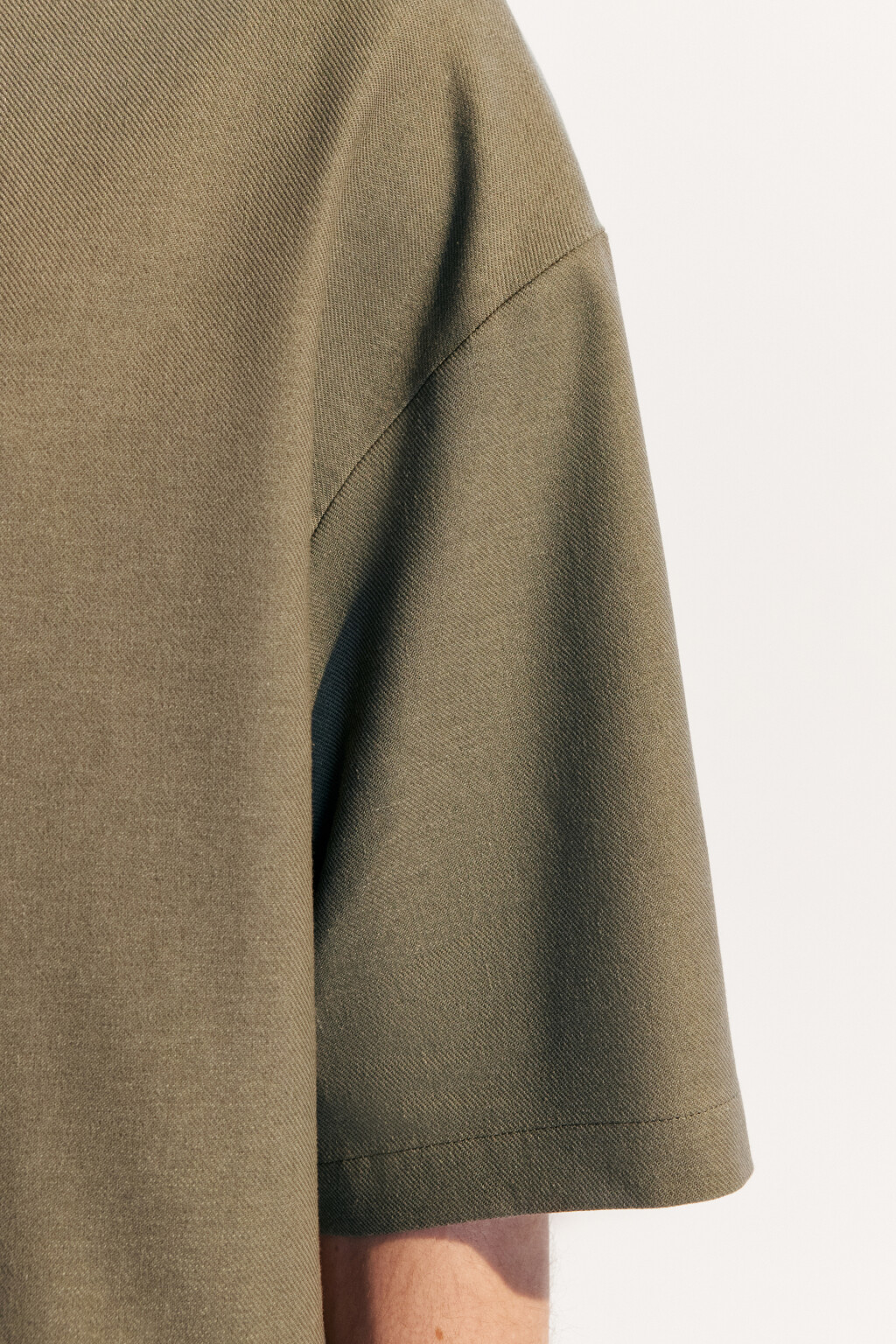 Рубашка льняная с коротким рукавом - цвет зеленый - 7