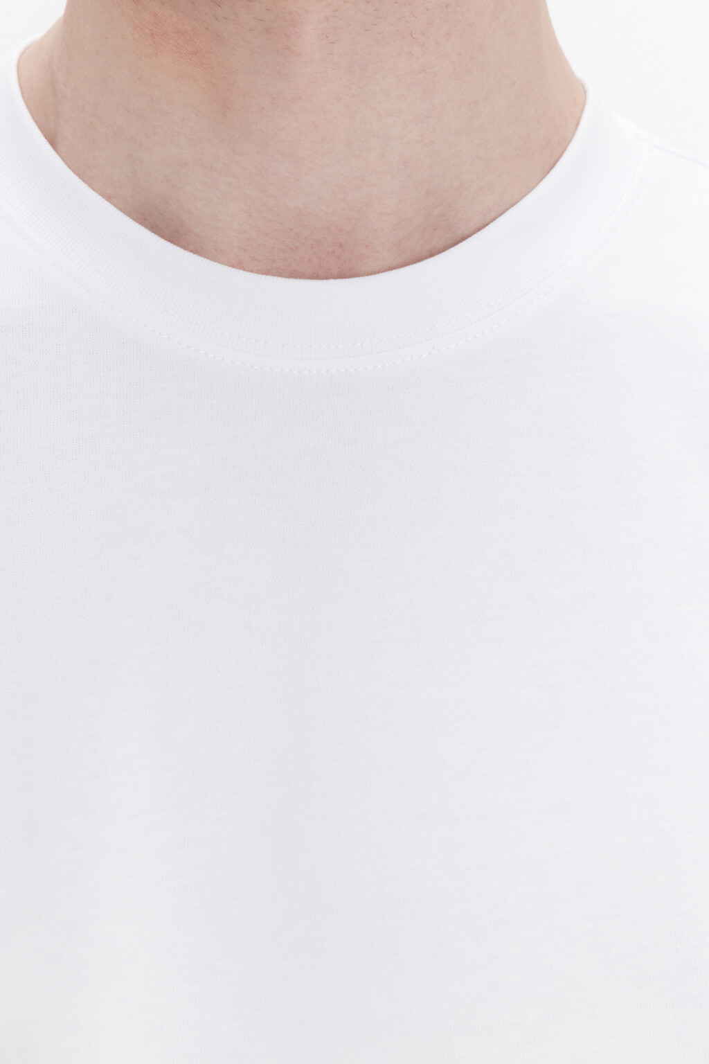Футболка oversize базовая из хлопка - цвет белый - 5