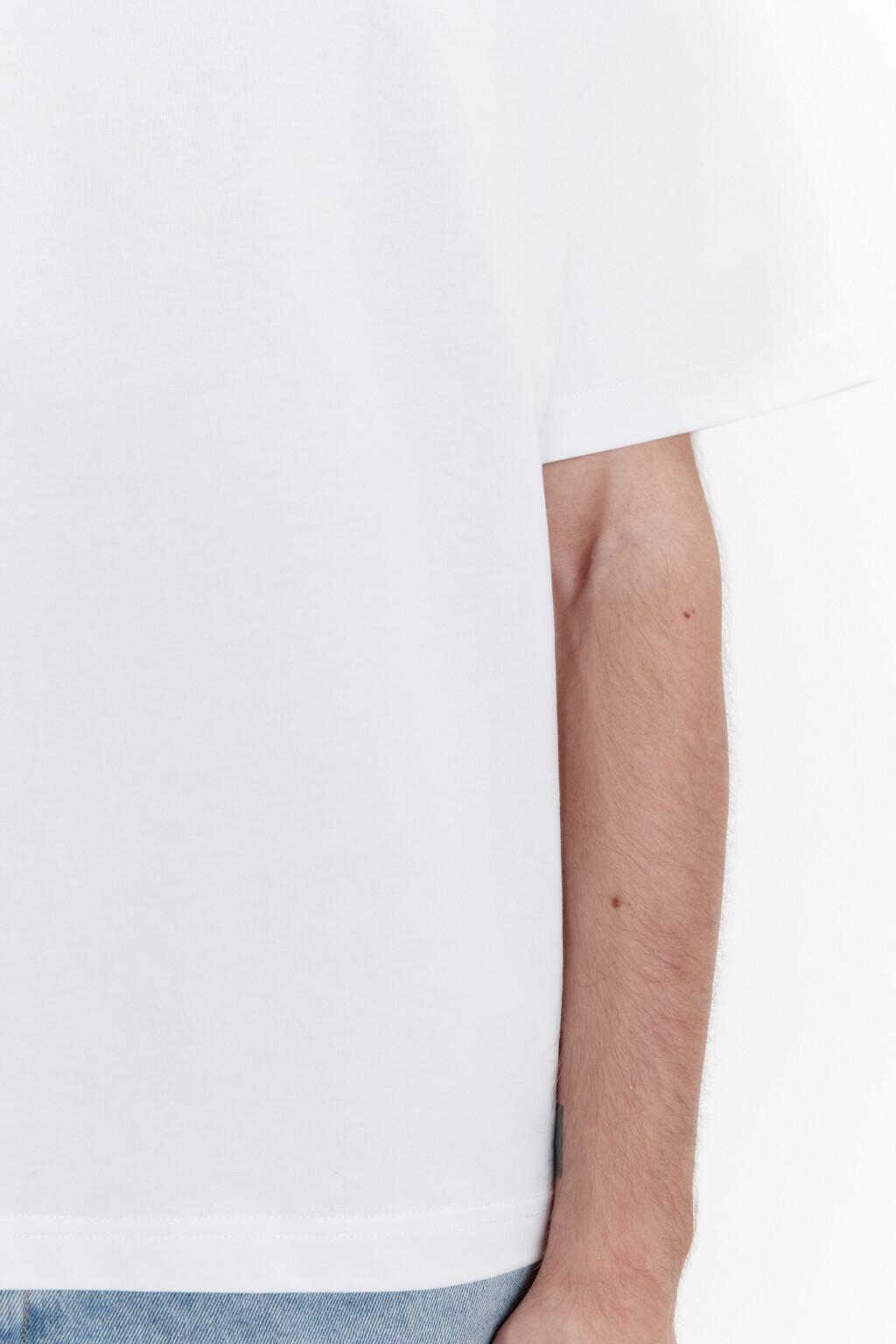 Футболка oversize базовая из хлопка - цвет белый - 6