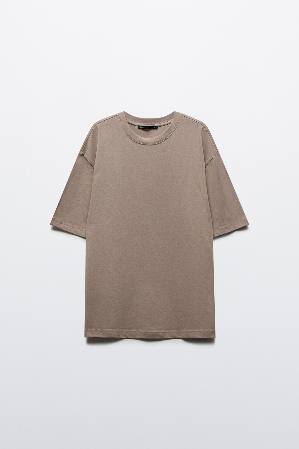 Футболка oversize базовая из хлопка - цвет бежевый - 7