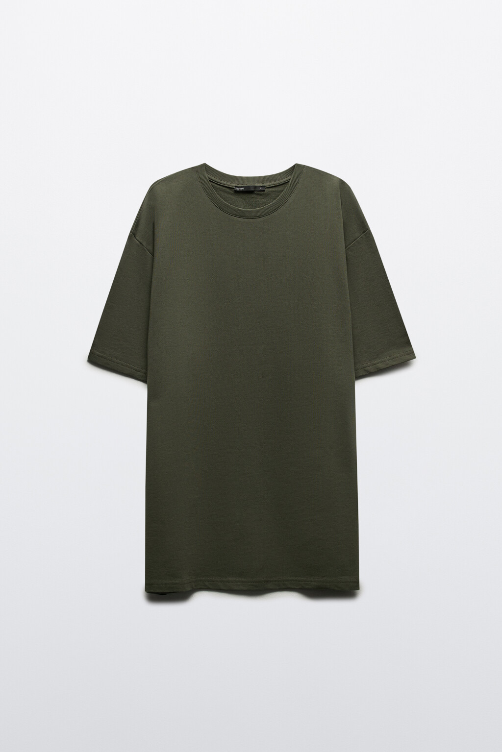 Футболка базовая из хлопкового трикотажа - цвет зеленый - 7