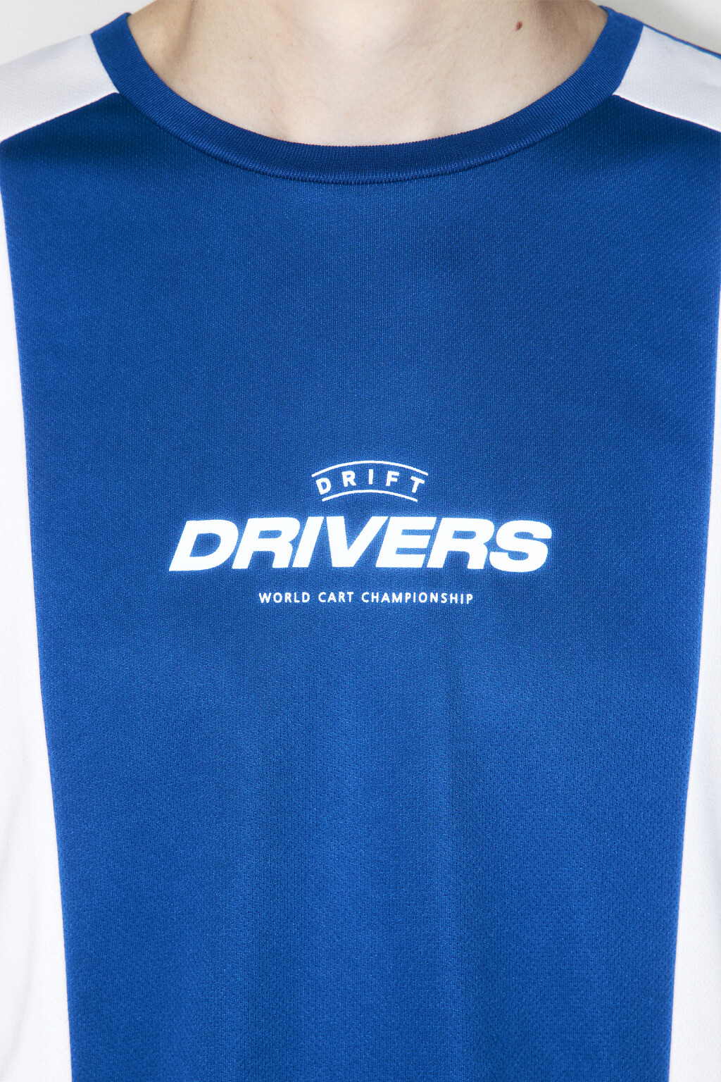 Футболка-джерси с принтом и надписью - цвет синий - 6