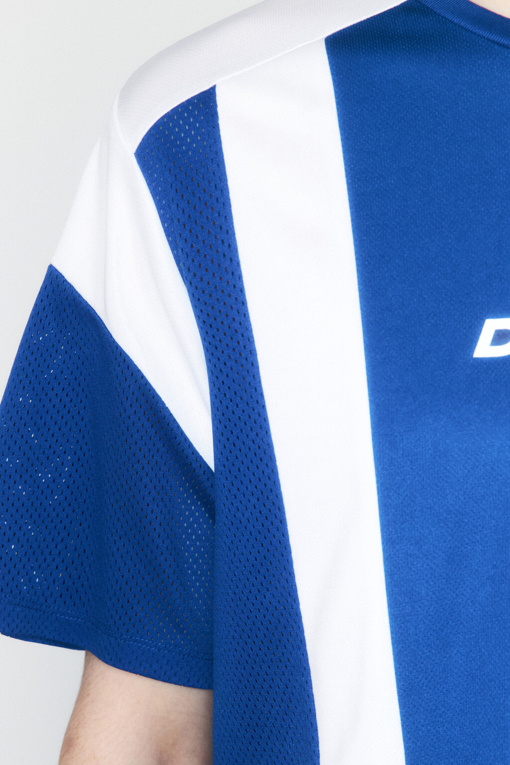 Футболка-джерси с принтом и надписью - цвет синий - 7