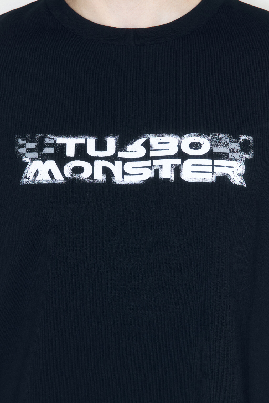 Футболка oversize хлопковая с принтом - цвет черный - 5